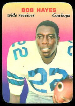 Bob Hayes 1970 Topps Super Glossy football card