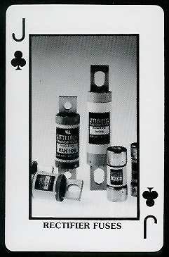 Rectifier Fuses 1970s Littelfuse Playing Cards football card