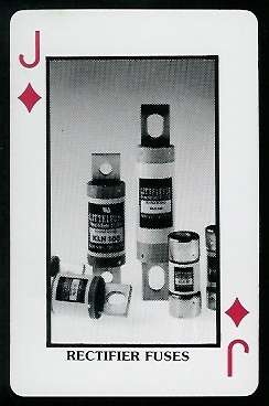 Rectifier Fuses 1970s Littelfuse Playing Cards football card