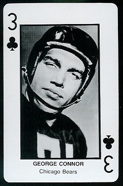 George Connor 1970s Littelfuse Playing Cards football card George Connor 1970s Littelfuse Playing Cards football card