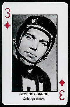 George Connor 1970s Littelfuse Playing Cards football card George Connor 1970s Littelfuse Playing Cards football card