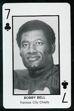 Bobby Bell 1970s Littelfuse Playing Cards football card Bobby Bell 1970s Littelfuse Playing Cards football card