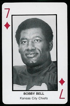 Bobby Bell 1970s Littelfuse Playing Cards football card