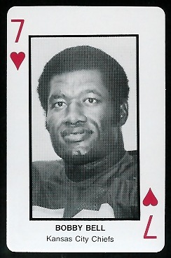 Bobby Bell 1970s Littelfuse Playing Cards football card