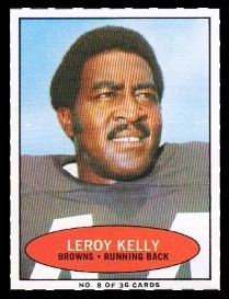 Leroy Kelly 1971 Bazooka football card