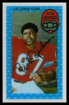 Rich Jackson 1971 Kelloggs football card