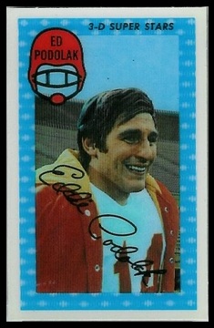 Ed Podolak 1971 Kelloggs football card
