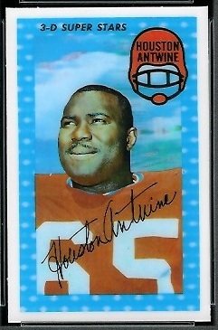 Houston Antwine 1971 Kelloggs football card Houston Antwine 1971 Kelloggs football card