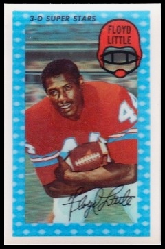 Floyd Little 1971 Kelloggs football card