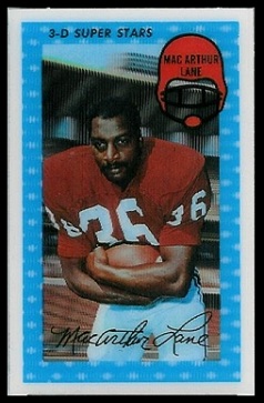 MacArthur Lane 1971 Kelloggs football card