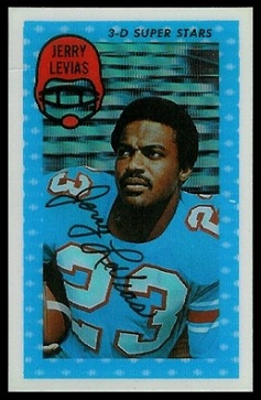 Jerry LeVias 1971 Kelloggs football card Jerry LeVias 1971 Kelloggs football card