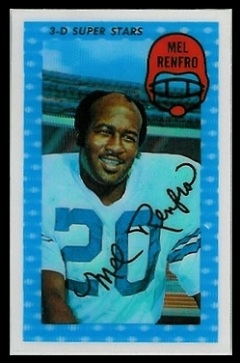 Mel Renfro 1971 Kelloggs football card