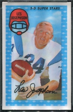 Les Josephson 1971 Kelloggs football card