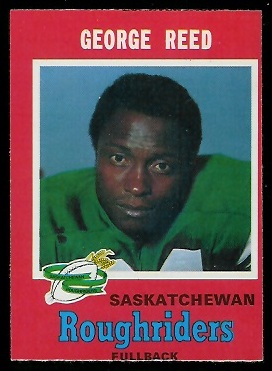 George Reed 1971 O-Pee-Chee CFL football card