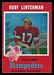 1971 O-Pee-Chee CFL Rudy Linterman