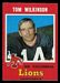 1971 O-Pee-Chee CFL Tom Wilkinson