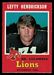 1971 O-Pee-Chee CFL Lefty Hendrickson
