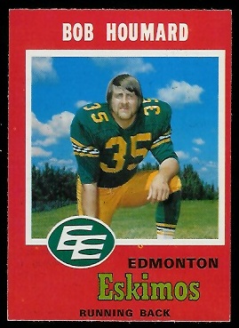 Bob Houmard 1971 O-Pee-Chee CFL football card