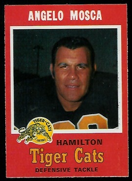 Angelo Mosca 1971 O-Pee-Chee CFL football card