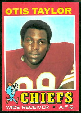 Otis Taylor 1971 Topps football card