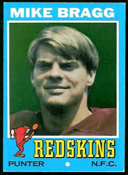 Mike Bragg 1971 Topps football card