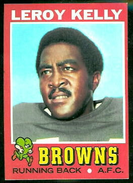 Leroy Kelly 1971 Topps football card