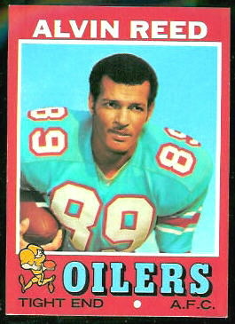 Alvin Reed 1971 Topps football card