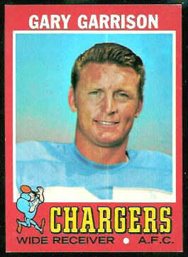 Gary Garrison 1971 Topps football card