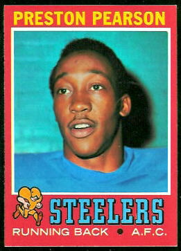 Preston Pearson 1971 Topps football card