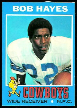 Bob Hayes 1971 Topps football card