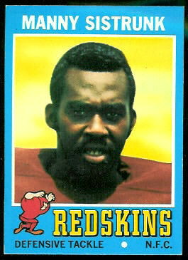 Manny Sistrunk 1971 Topps football card