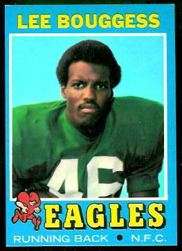 Lee Bouggess 1971 Topps football card