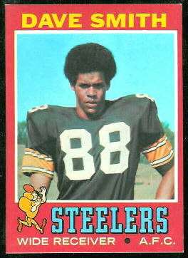 Dave Smith 1971 Topps football card