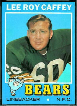 Lee Roy Caffey 1971 Topps football card Lee Roy Caffey 1971 Topps football card