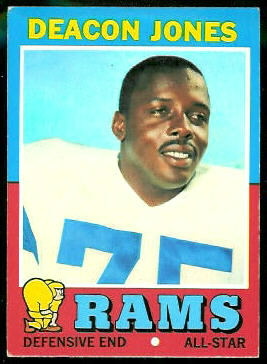 Deacon Jones 1971 Topps football card