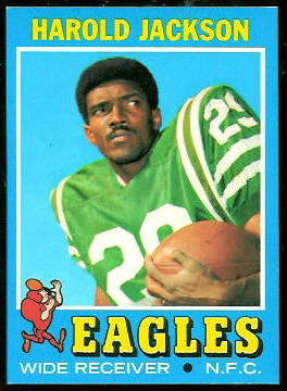 Harold Jackson 1971 Topps football card