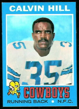 Calvin Hill 1971 Topps football card