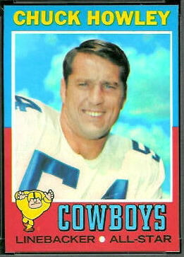 Chuck Howley 1971 Topps football card