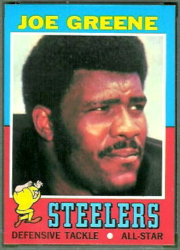 Joe Greene 1971 Topps football card