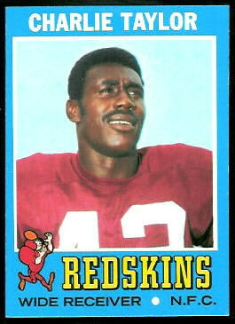 Charley Taylor 1971 Topps football card Charley Taylor 1971 Topps football card