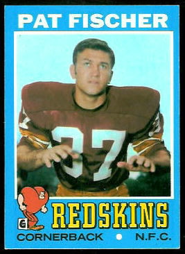 Pat Fischer 1971 Topps football card Pat Fischer 1971 Topps football card