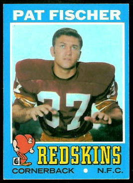 Pat Fischer 1971 Topps football card