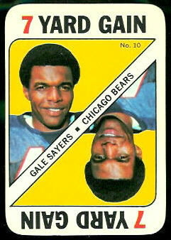 Gale Sayers 1971 Topps Game football card