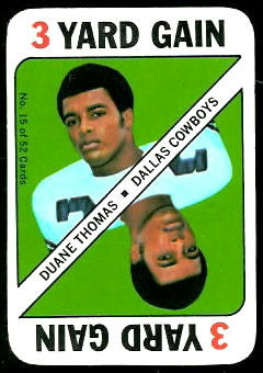 Duane Thomas 1971 Topps Game football card