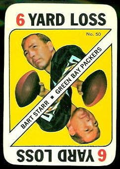 Bart Starr 1971 Topps Game football card
