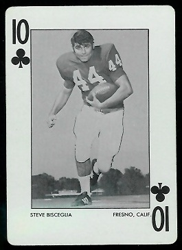 Steve Bisceglia 1972 Alabama Playing Cards football card