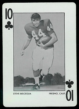Steve Bisceglia 1972 Alabama Playing Cards football card