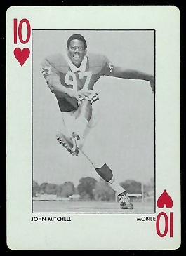 John Mitchell 1972 Alabama Playing Cards football card