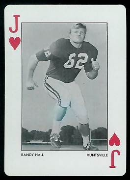 Randy Hall 1972 Alabama Playing Cards football card