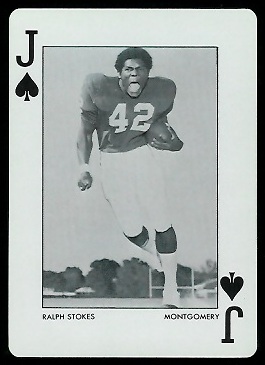 Ralph Stokes 1972 Alabama Playing Cards football card